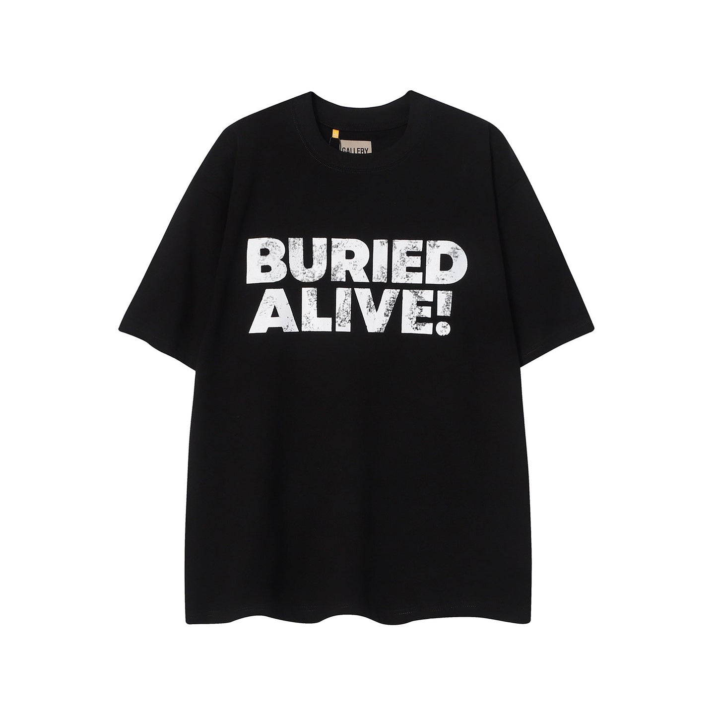 Gallery Dept T Shirts Short Sleeve Los Angeles Gallery Dept Male and Female Couples Wear Loose BF